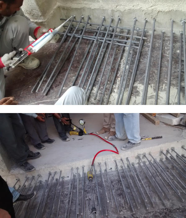 Rebar Fixing On RCC Structures
